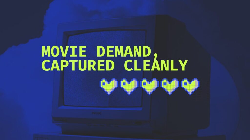 Movie demand, captured cleanly