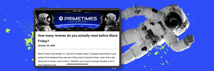 The Prime Times newsletter open on a tablet